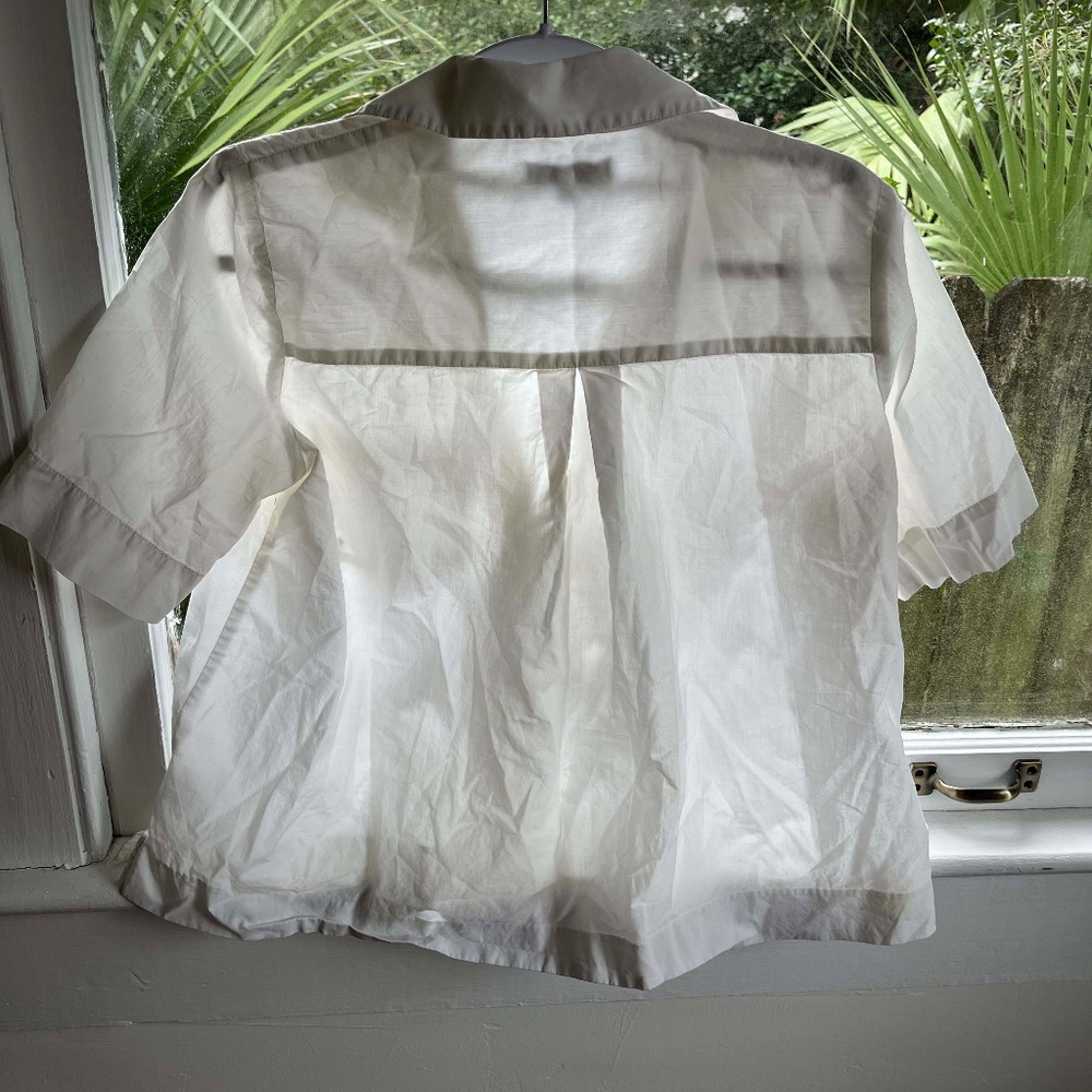 Lightweight Cropped Button Down - image 2